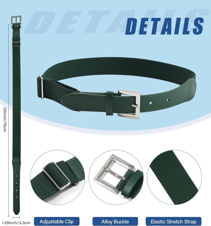 Kajeer Kid Belts for Boy Baseball Belt Softball Adjustable Fastpitch Belt Elastic Metal Buckle Youth Belt for Boys Girls - Image 5